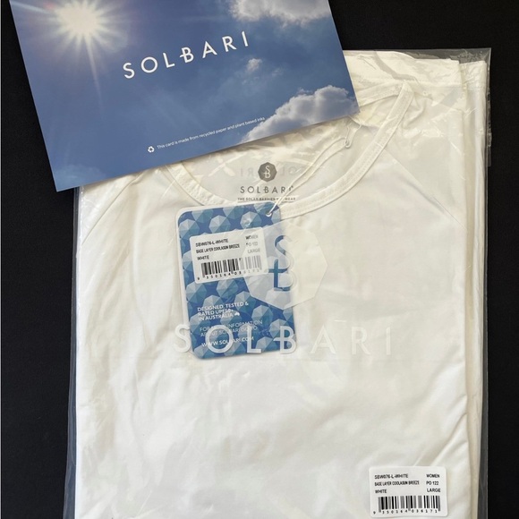 NEW Solbari Coolasun top with UPF, 50+ sun protection - Picture 2 of 4